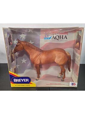 Vtg Breyer AQHA Offspring of Go Man Go Horse Figure 1990 Reeves Item No. 721